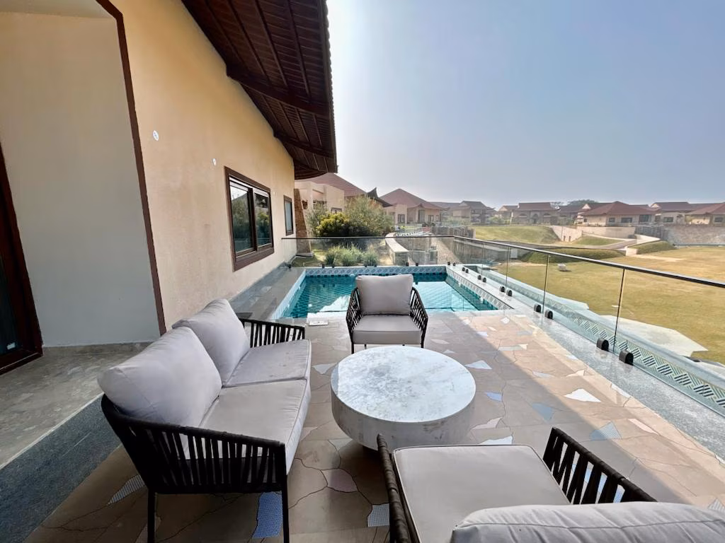 Ananta Resort Jaipur night view lighting